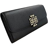 Tory Burch Women's Britten Pebble Leather Envelope Wallet