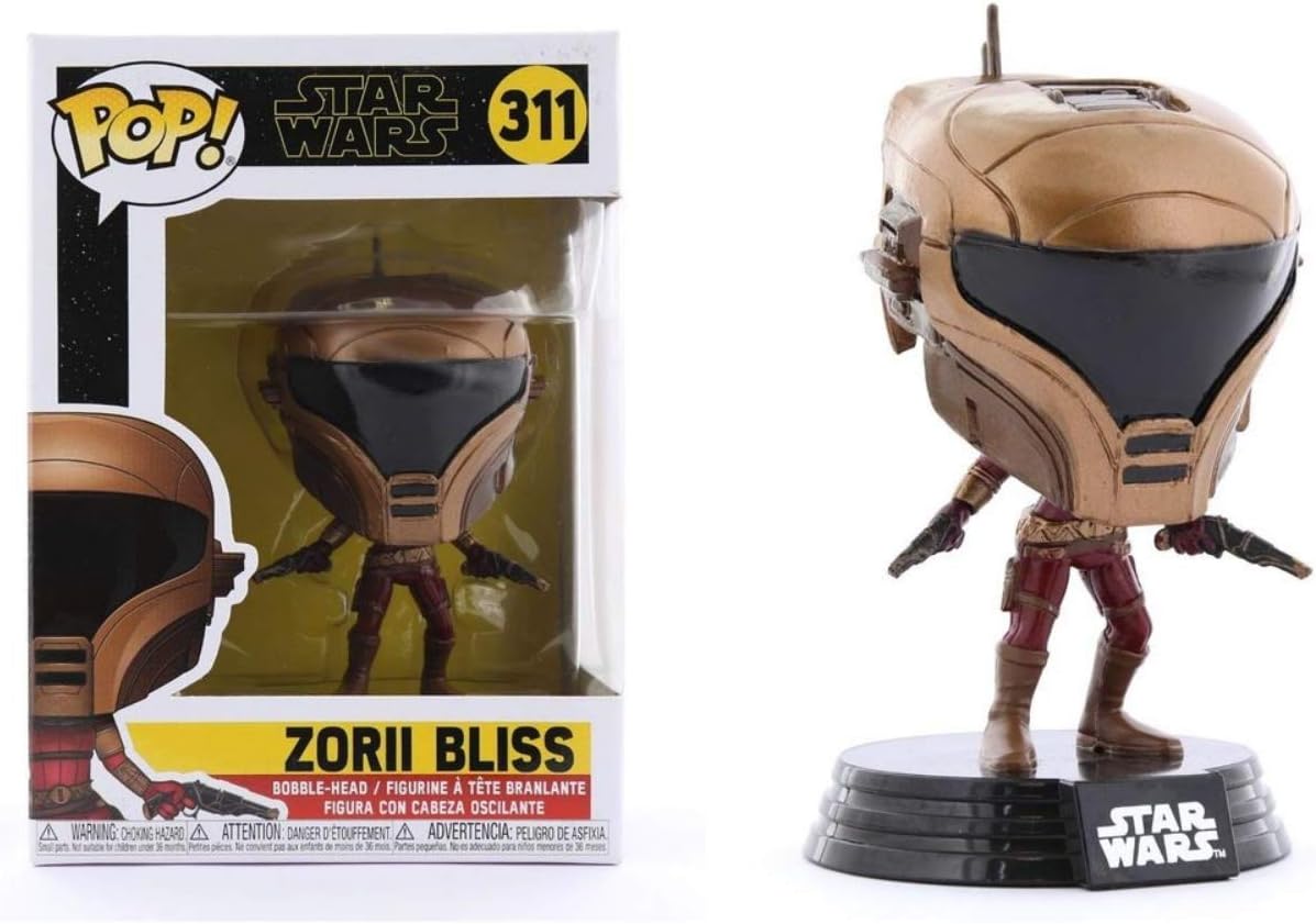 Amazon Com Funko Pop Star Wars The Rise Of Skywalker Zorii Bliss Vinyl Bobble Head 39890 Toys Games