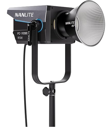 Amazon.com : Nanlite Forza 720 LED Spotlight with Rolling Case