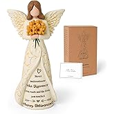 Loyzcy Retirement Gift for Woman, 7” Angel Figurine for Retirement Party Decorations, Happy Retirement Gifts for Coworkers Friends Teacher Nurses Doctors