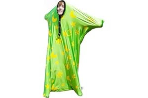 KreyNa Sensory Body Sock, 40" x 27" Sensory Sack Premium Sensory Sock Glow in the Dark for 3-5 Autistic Children, Good for Height: 30"-41" Small, Green