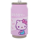 Silver Buffalo Sanrio Hello Kitty Stainless Steel Double Wall Can Shape Cup, 11.8 Ounces