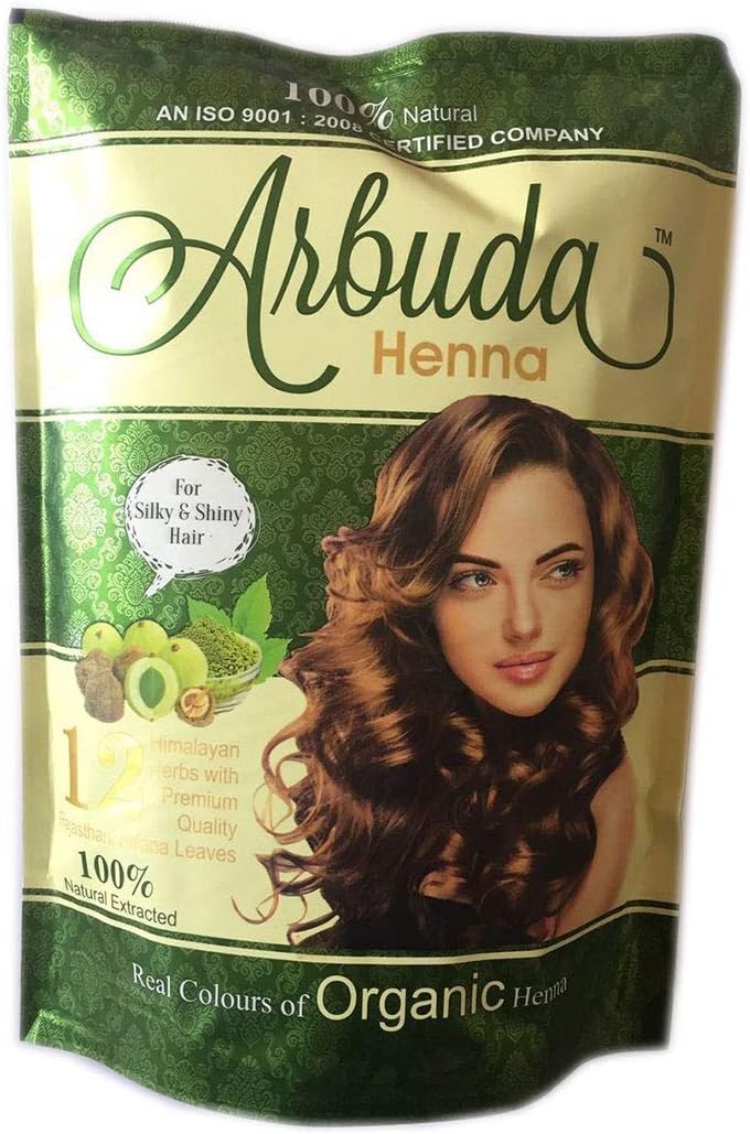 Arbuda heena Herbal Powder (500 g) 125 g Each - Pack of 4