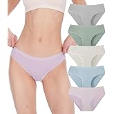 BAMBOO COOL Womens Underwear Bikini Underpants Hipster Ladies Panties Soft Stretch Breathable Panties for Women, 5-Pack