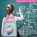 3PCS Rolling Backpack for Girls, 20