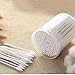 Vinmax 2 Boxes Cotton Sticks Spiral Q-tip Cosmetic Q Tips Paper Stick Cotton Buds Screw and Pointed Head Ear Swab Twist Cotton Tips Cosmetic Swabs for Make-up & Cleaning Ear/Jewelry Total 400pcs