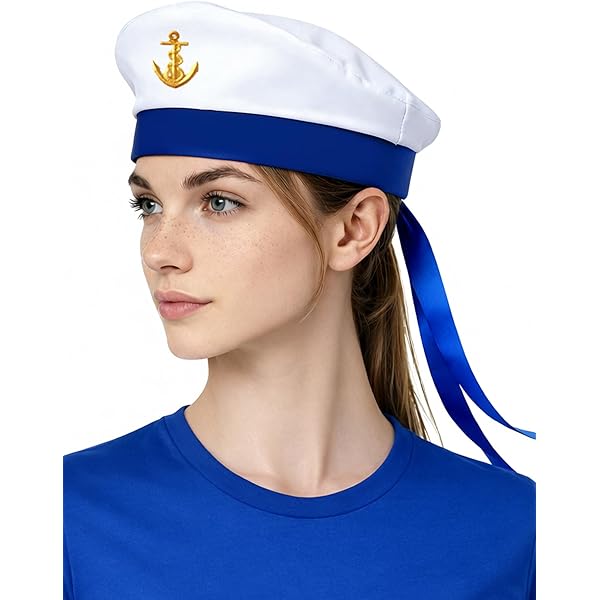 Amazon.com: Nicky Bigs Novelties Adult Retro Sailor Hat- Vintage