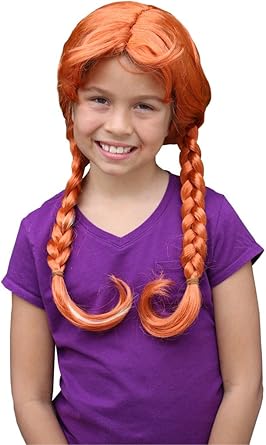 Amazon Com Costume Adventure Wendys Wig Toddler Anna Wig For Kids