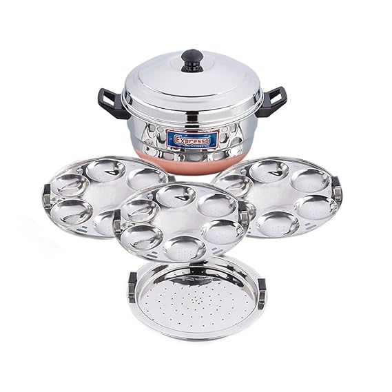 Buy Expresso Stainless Steel Gas Stove Base Standard Idly Cooker Patra