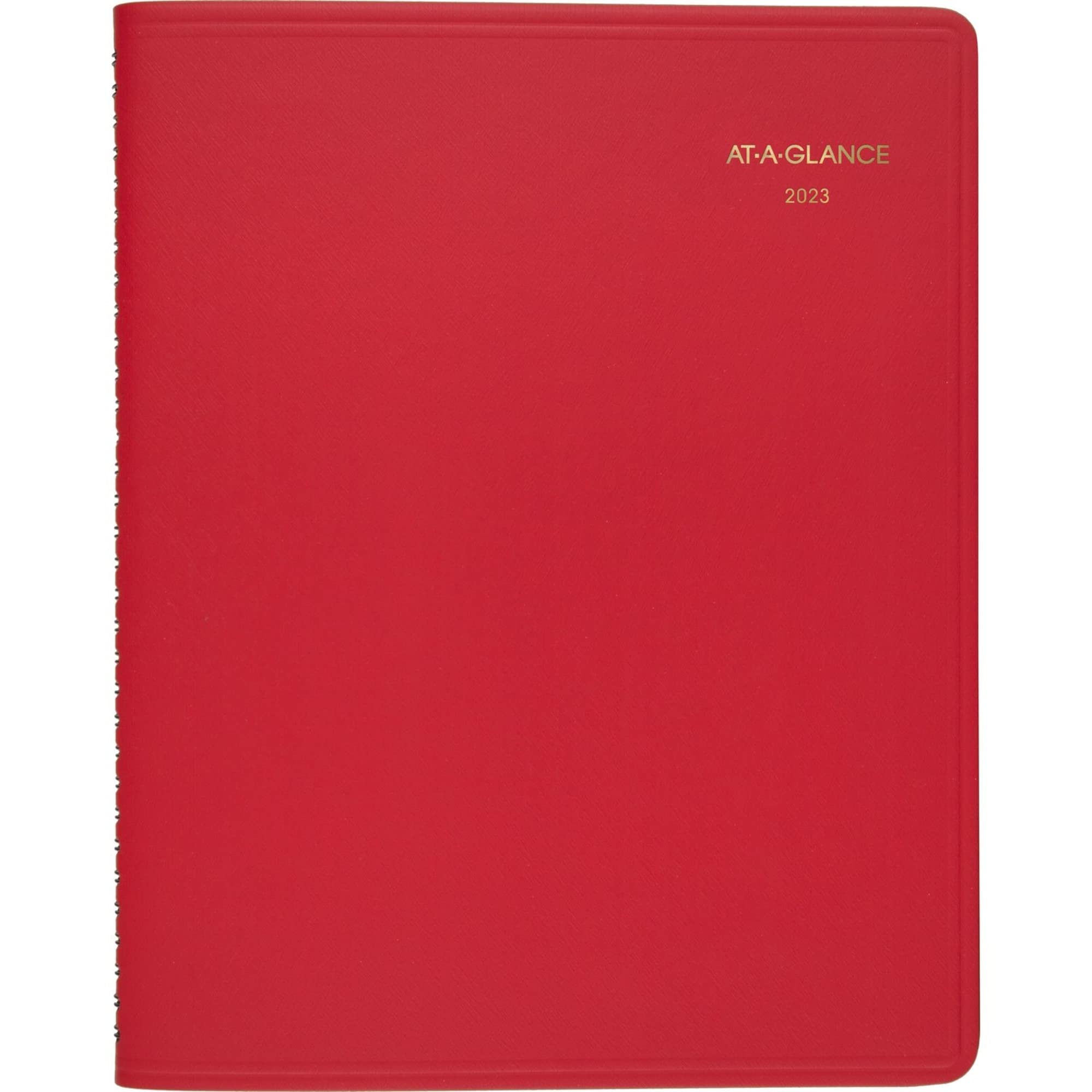 AT-A-GLANCE 2023 Monthly Planner, 9" x 11", Large, 15 Months, Fashion Color, Red (7025013) โ image 1