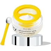 Beekman 1802 Milk RX Advanced Better Aging Dual Eye Treatment, 0.68 fl oz | Under Eye Wrinkle Cream &amp; Eyelid Lift Serum with Peptides &amp; Goat Milk Exosomes, Retinol Alternative