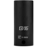 Capri Tools 13/16 in. Deep Impact Socket, 3/8-Inch Drive, 12-Point, SAE