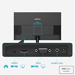 KOORUI 24-inch Computer Monitor Full HD 1920 x