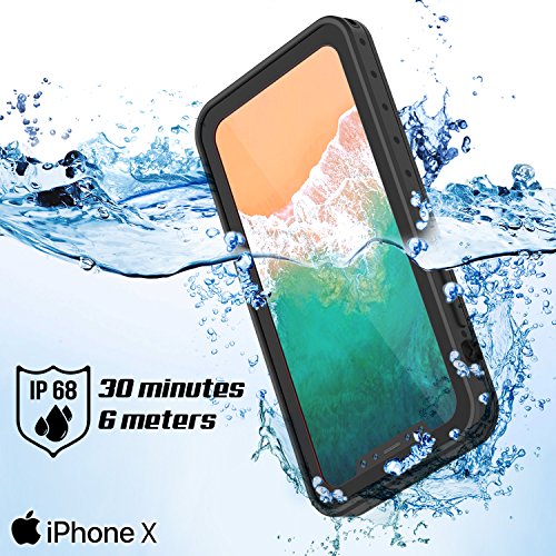 iPhone X Waterproof Case, Punkcase [StudStar Series] [Slim Fit] [IP68