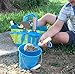 Tierra Garden Little Pals Kids Junior Garden Kit with Hand Trowel, Hand Fork, Gloves and Bucket. Blue/Green