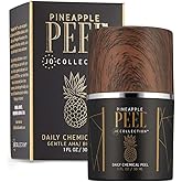 JO COLLECTION Pineapple Peel – Leave-On Night time Exfoliating Serum with Glycolic Acid, Retinol & Salicylic Acid – AHA BHA Chemical Peel for Acne, Dark Spots, Wrinkles, Glowing Skin – 1 oz