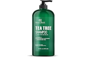 Botanic Hearth Tea Tree Shampoo Hydrates, Moisturizes & Soothes Dry and Itchy Scalps - Mens and Womens Shampoo W/Natural Tea 