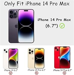 Finyosee Compatible with iPhone 14 Pro Max Case 6.7