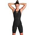 Arena Women's Powerskin Carbon Glide Full Body Short Leg Open Back Swimsuit for Competitive Racing, Practice Kneeskin