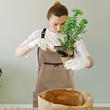 Discoball Oxford Cloth Garden Apron with 13 Pockets Waterproof Wear-Resistant view 7