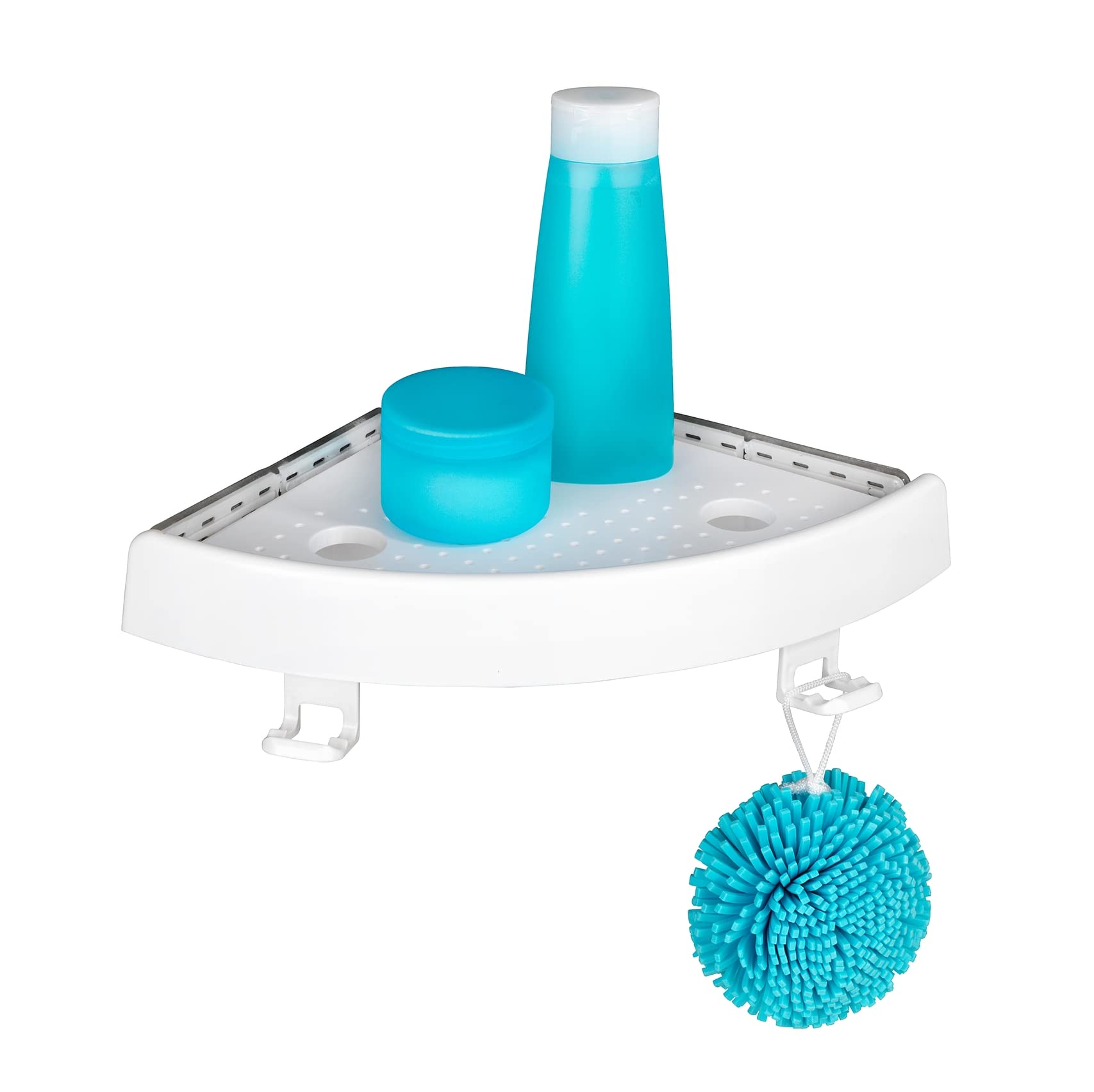 ALLSTAR Clamp Fix Corner Acrylic Nitrile Butadiene Styrene (ABS), White, 33 x 4.5 x 22 cm