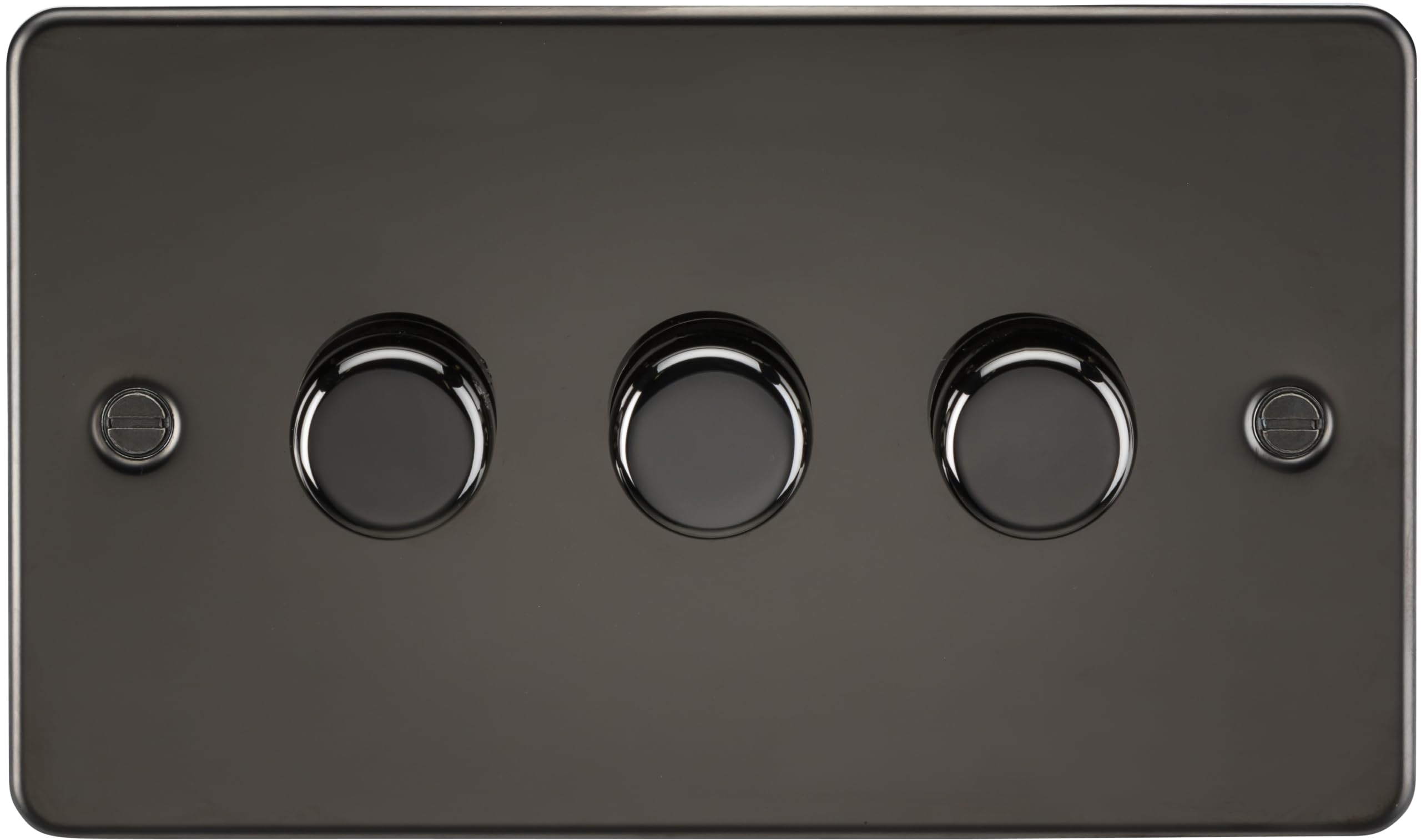 3G 2-way 10-200W (5-150W LED) Intelligent dimmer - Gunmetal