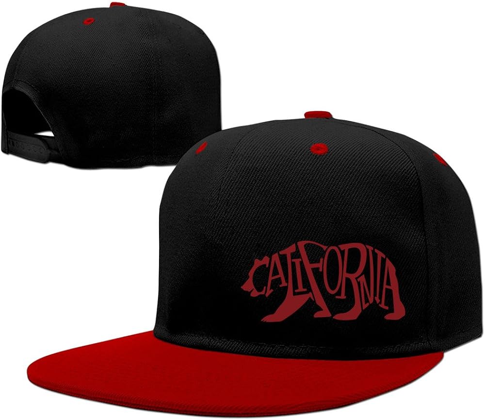 California Grizzly Two-Toned Snapback Hats One Size