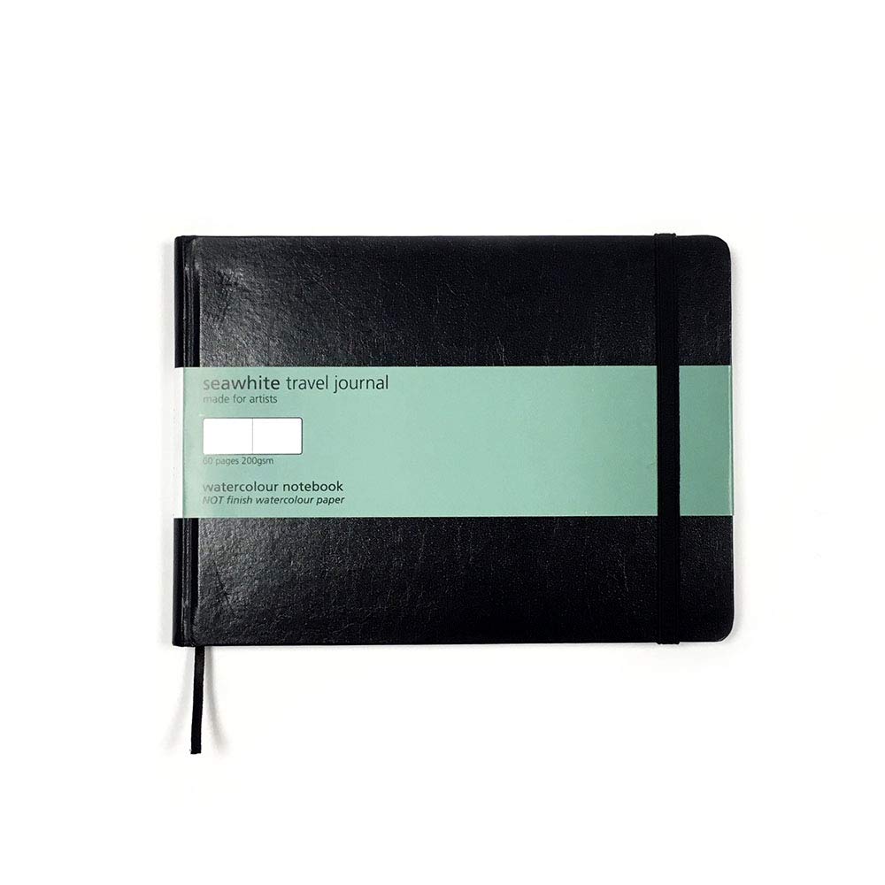 Watercolour Travel Journal - A5 Landscape - 200 GSM - 60 Pages - Acid - NOT (Medium Grain)