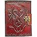 Leather Journal Dragon Handmade Vintage Antique Genuine Diary Notebook Sketchbook Note Pad Gift for Men Women 7X5 Inches Brown
