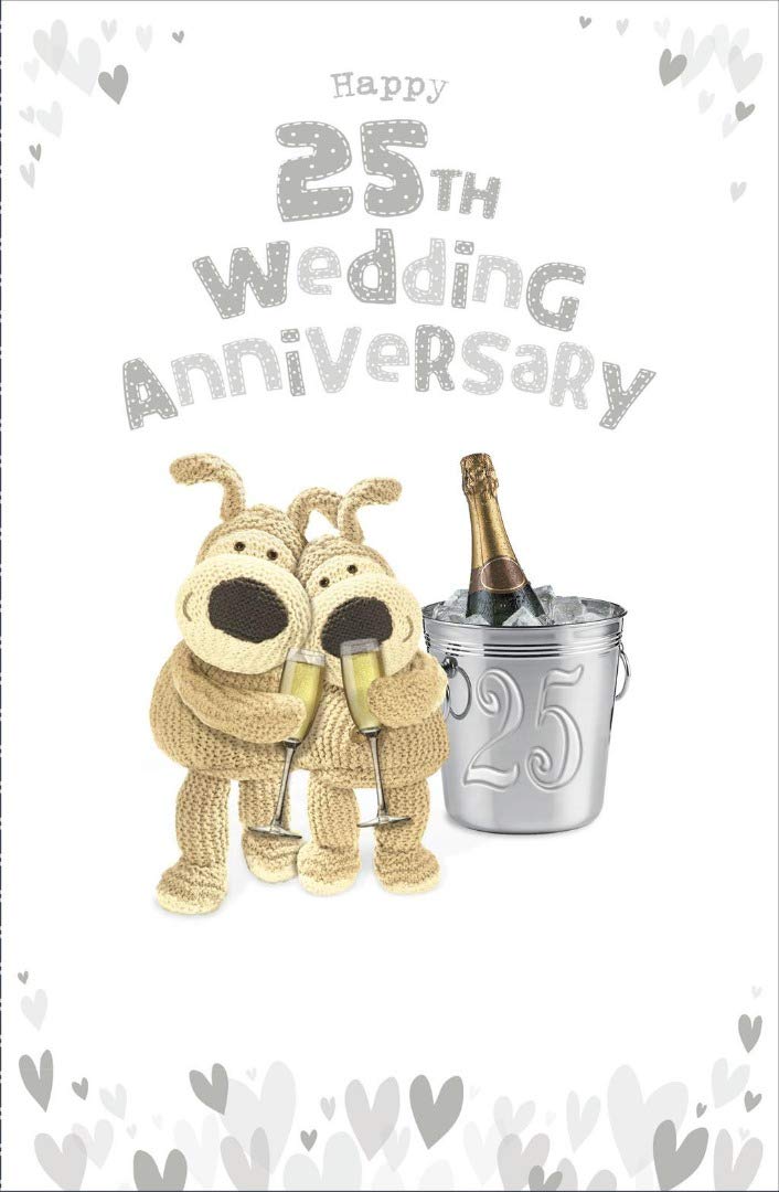 UK Greetings Boofle Happy 25TH Wedding Anniversary Card