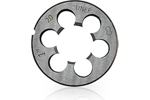 Lzcdelyxiao 1"-20 Die UNEF 1"-20 TPI Right Hand Nominal Diameter 1" Thread Per Inch 20 Fin Thread Tolerance Grade 2B Right Hand Thread High Speed Steel HSS