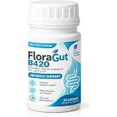 Terapod Floragut B420, 30 Count, Floragut Probiotico B420, Daily Gut &amp; Digestive Wellness Support, Live Probiotic Culturest