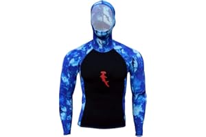 HAMMERHEAD SPEARGUNS Ambush Rashguard Long Sleeve w/Hood - HH Camo
