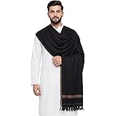 SHOPUKASA Men’s Shawl Winter Mens Scarf Keffiyeh Shemagh Cashmere Feel Scarves – Warm, Soft, Fashion Scarf for Men Gifts