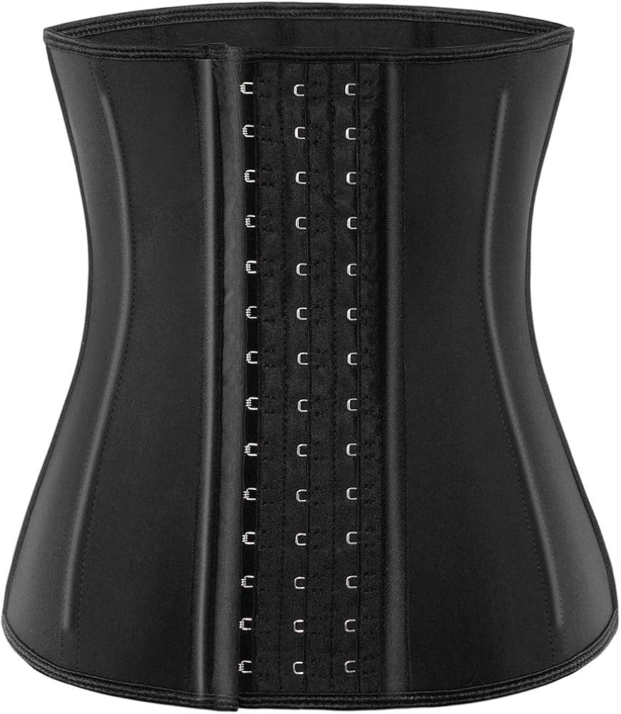 Waist Trainer for Women Corset Cincher Body Shaper Girdle Trimmer with Steel Bones Extender at  Women’s Clothing store