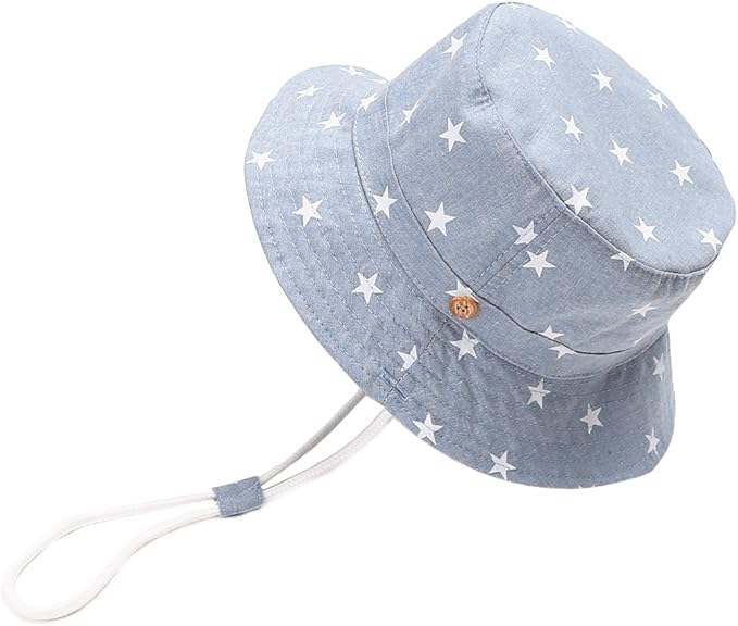 Baby Sun Hat with Chin Strap Unisex Toddler Summer Beach