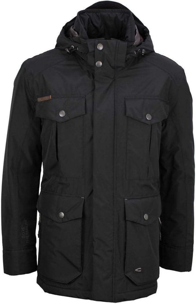 Camel active Herren Winter Jacke schwarz Gore Thermium 4+09 420378 09