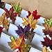 Supla 650 Pcs 13 Colors Assorted Silk Artificial Fake Autumn Maple Leaves Fake Fall Leaf Foliage Bulk 3.15
