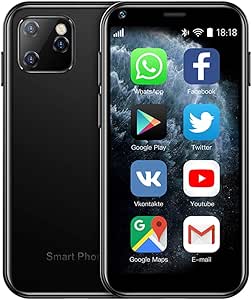 Amazon Com Soyes Xs11 3g Mini Smartphone 2 5inch Wifi Gps Ram 1gb Rom 8gb Quad Core Android 6 0 Cell Phones 3d Glass Slim Body Hd Camera Dual Sim Google Play Cute Smartphone Black