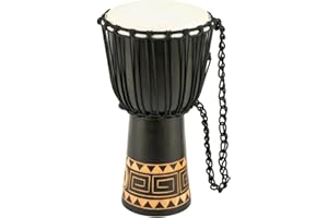Meinl Percussion HDJ1-M Headliner "Congo Series" Wood Djembe, Medium: 10-Inch Diameter