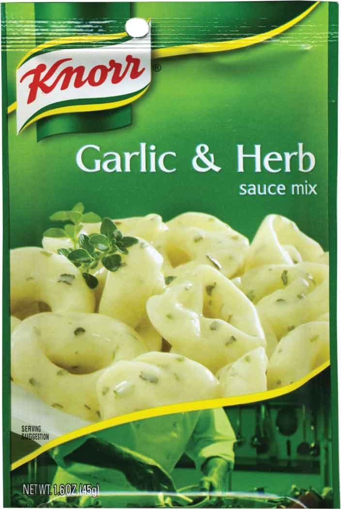 Knorr Garlic Herb Pasta Sauce, 1.6 Ounce (Pack of 12