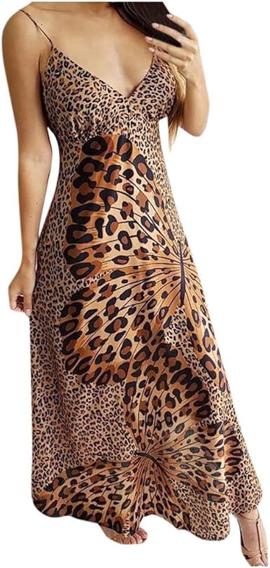 leopard print sundress