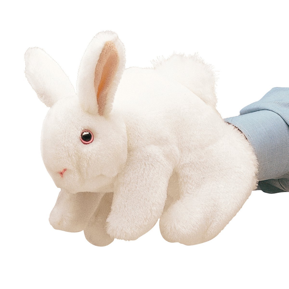 Folkmanis Bunny Rabbit Hand Puppet (White), 2048
