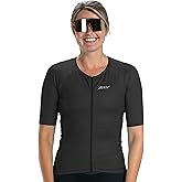 Zoot Women’s Core Tri Aero Jersey, Lightweight, Moisture-Wicking Triathlon Full Zip Top with Secure Storage & UPF 50+