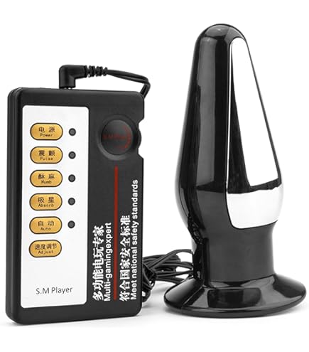 zeus electro-spread vibrating e-stim butt plug Soft Lube® main image 1