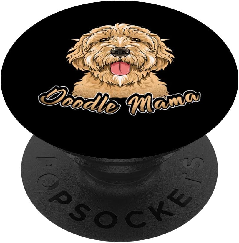 GoldenDoodle Gifts for Women Girls Kids Doodle Mama PopSockets PopGrip: Swappable Grip for Phones & Tablets