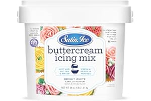 Satin Buttercream Icing Mix 4lb-White -BCS0405