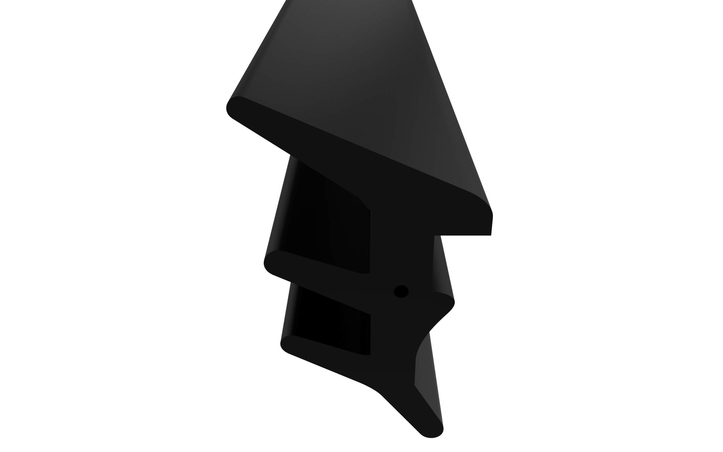 Window Seal for Window Systems, Glazing Seal for Outdoor use with Anti-Stretch Thread for Plastic Windows and Aluminium Window Seal, Black 10m