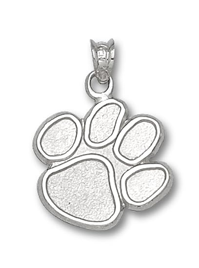 Ncaa Clemson University Sterling Silver Paw Charm