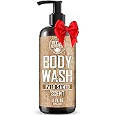 Viking Revolution Palo Santo Body Wash for Mens Shower Gel - Moisturizing Mens Body Wash with Vitamin E and Aloe Vera - Shower Gel Body Wash Men (12 Fl Oz, Pack of 1)